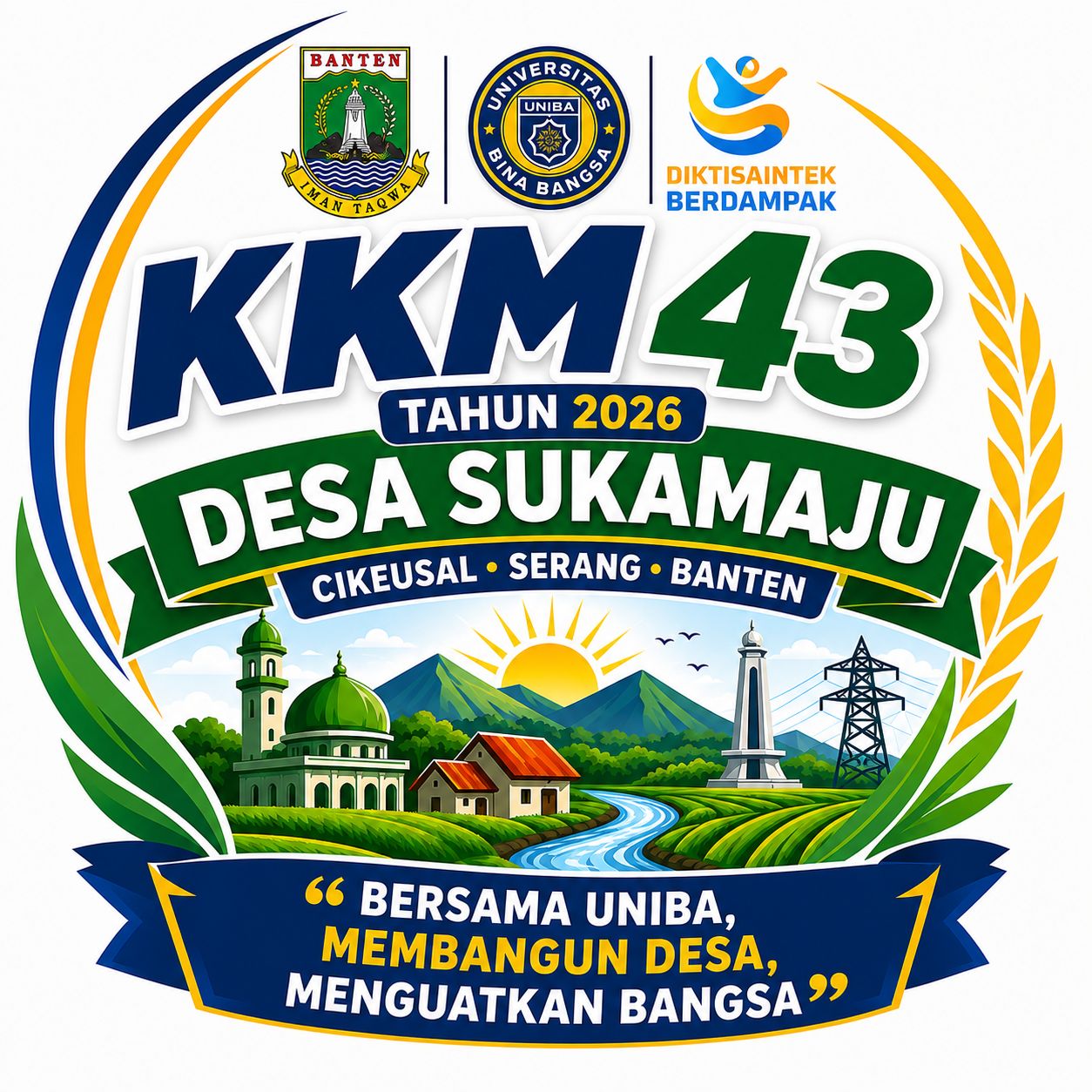 Logo KKM 43 Desa Sukamaju
